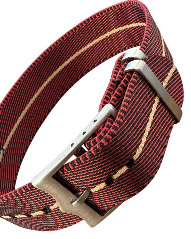 Einteiliges Uhrenarmband, NATO, Trap in verschiedenen Bandbreiten wie 18, 20,22 mm verfügbar