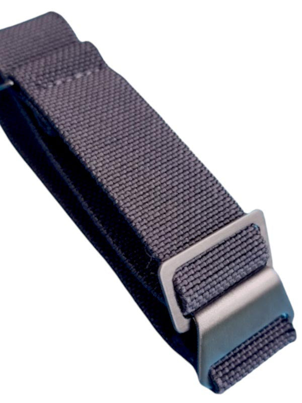 EinteiligesEinteiliges Spangenarmband mit Stretch Anteil Farbe grau