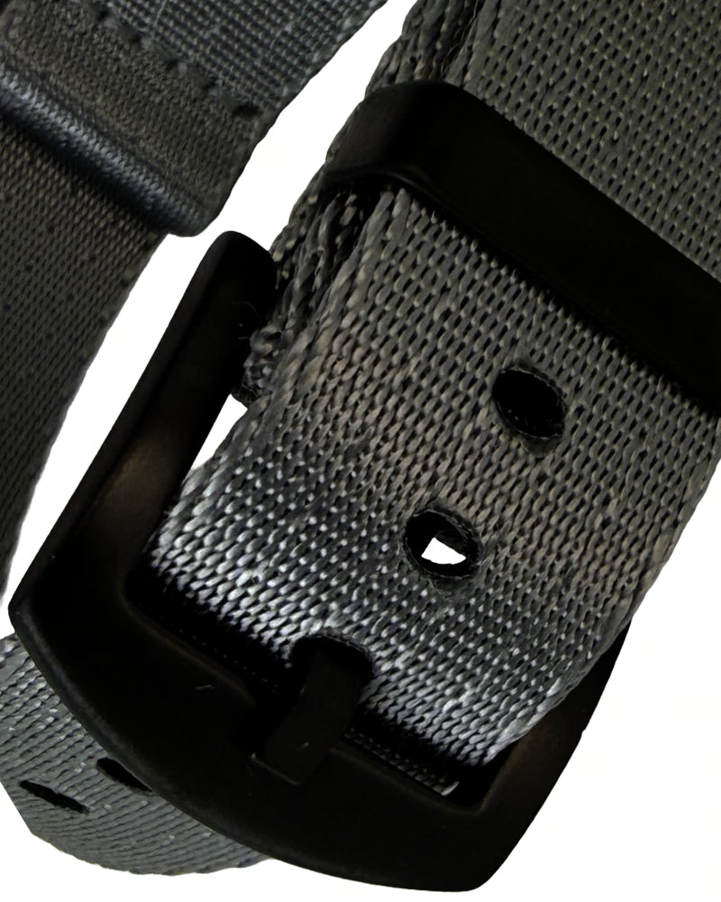 Nato Strap - Farbe grau mit PVD Schliesse schwarz