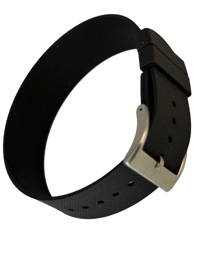 Nato Strap aus FKM Rubber - Farbe schwarz