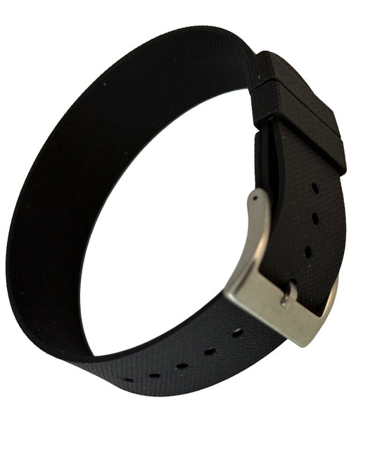 Nato Strap aus FKM Rubber - Farbe schwarz