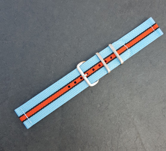 Nylon Split Strap - zweiteiliges Uhrenarmband Gulf thin HW