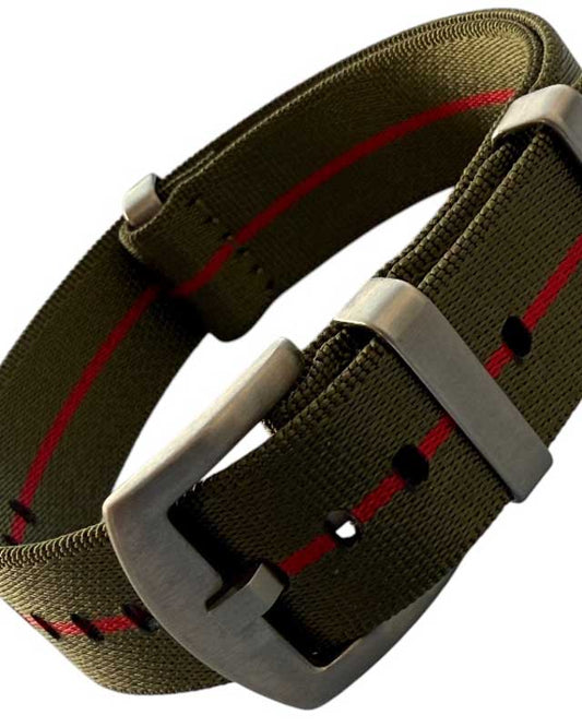 Einteiliges Uhrenarmband, NATO, Trap in verschiedenen Bandbreiten wie 18, 20,22 mm verfügbar