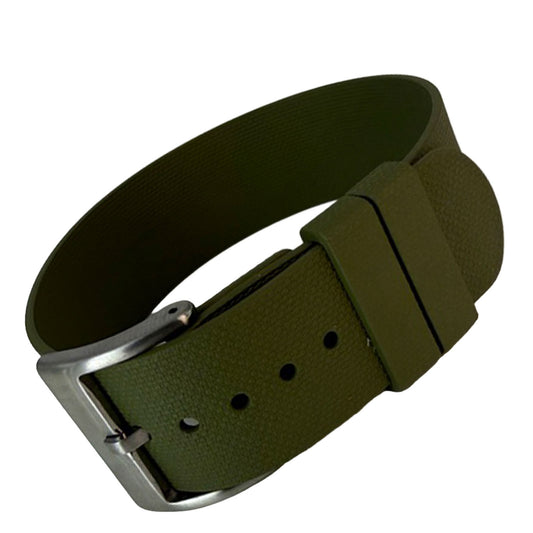 Nato Strap aus FKM Rubber - Farbe oliv