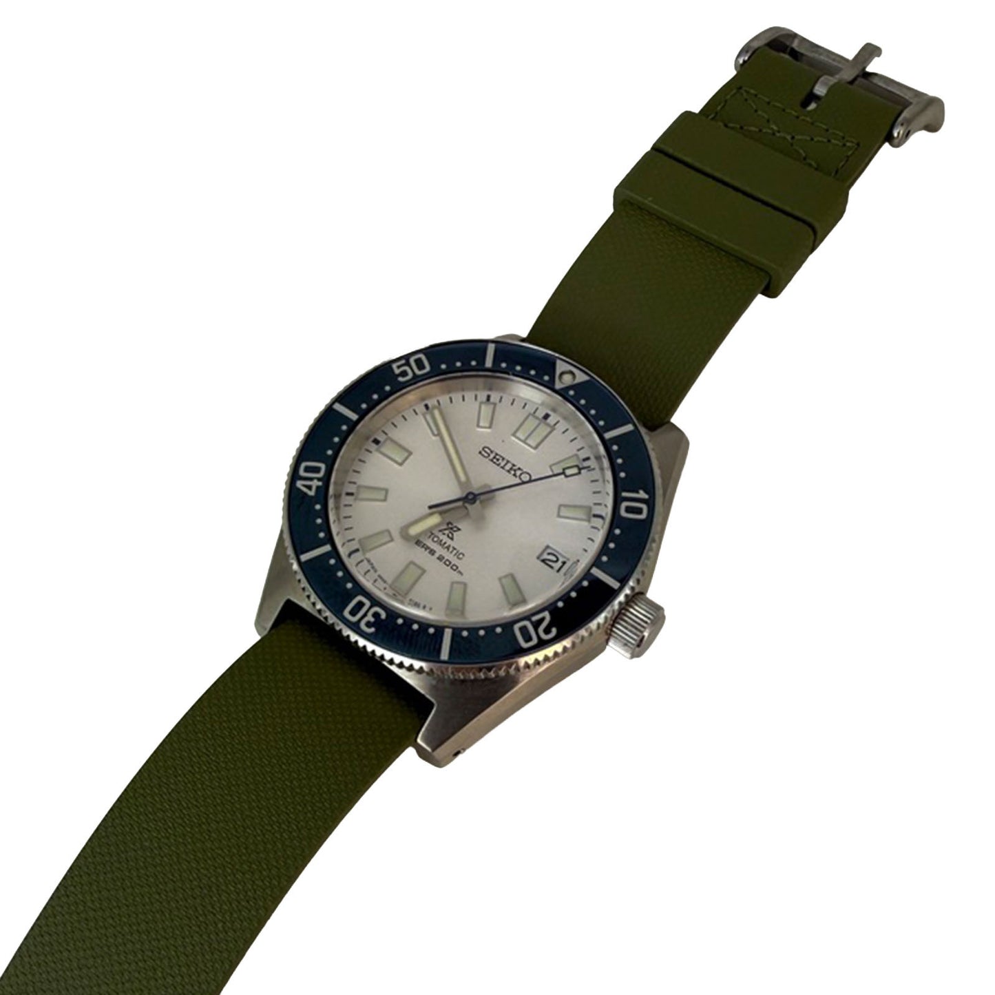 Nato Strap aus FKM Rubber - Farbe oliv