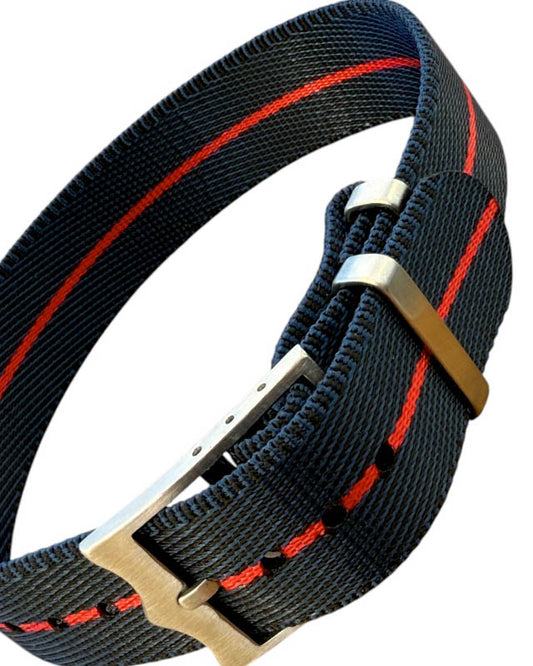 Einteiliges Uhrenarmband, NATO, Trap in verschiedenen Bandbreiten wie 18, 20,22 mm verfügbar