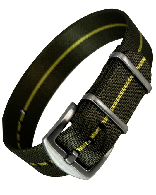 Nato Strap - single pass - oliv gelb