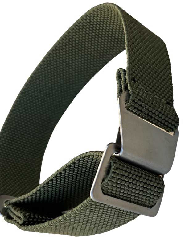 Einteiliges Spangen, armband, Farbe oliv mit Stretch Anteil