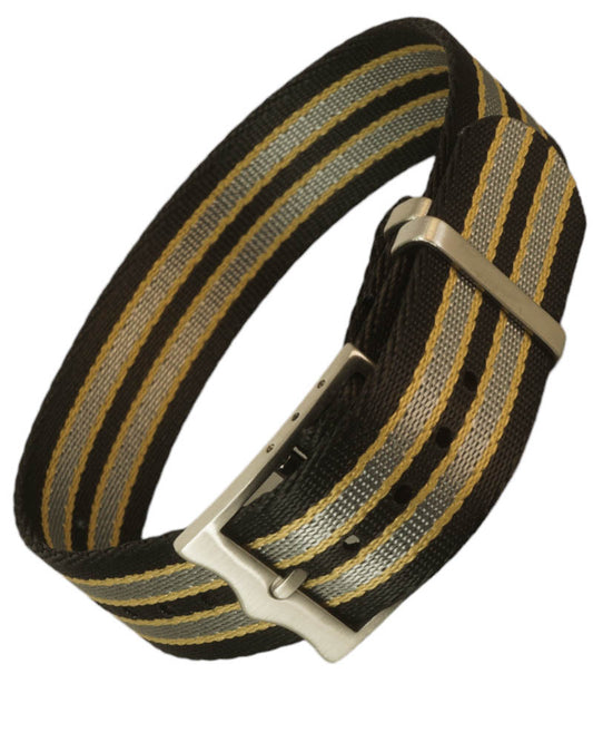 Nato Strap Premium - Farbe sand grau schwarz