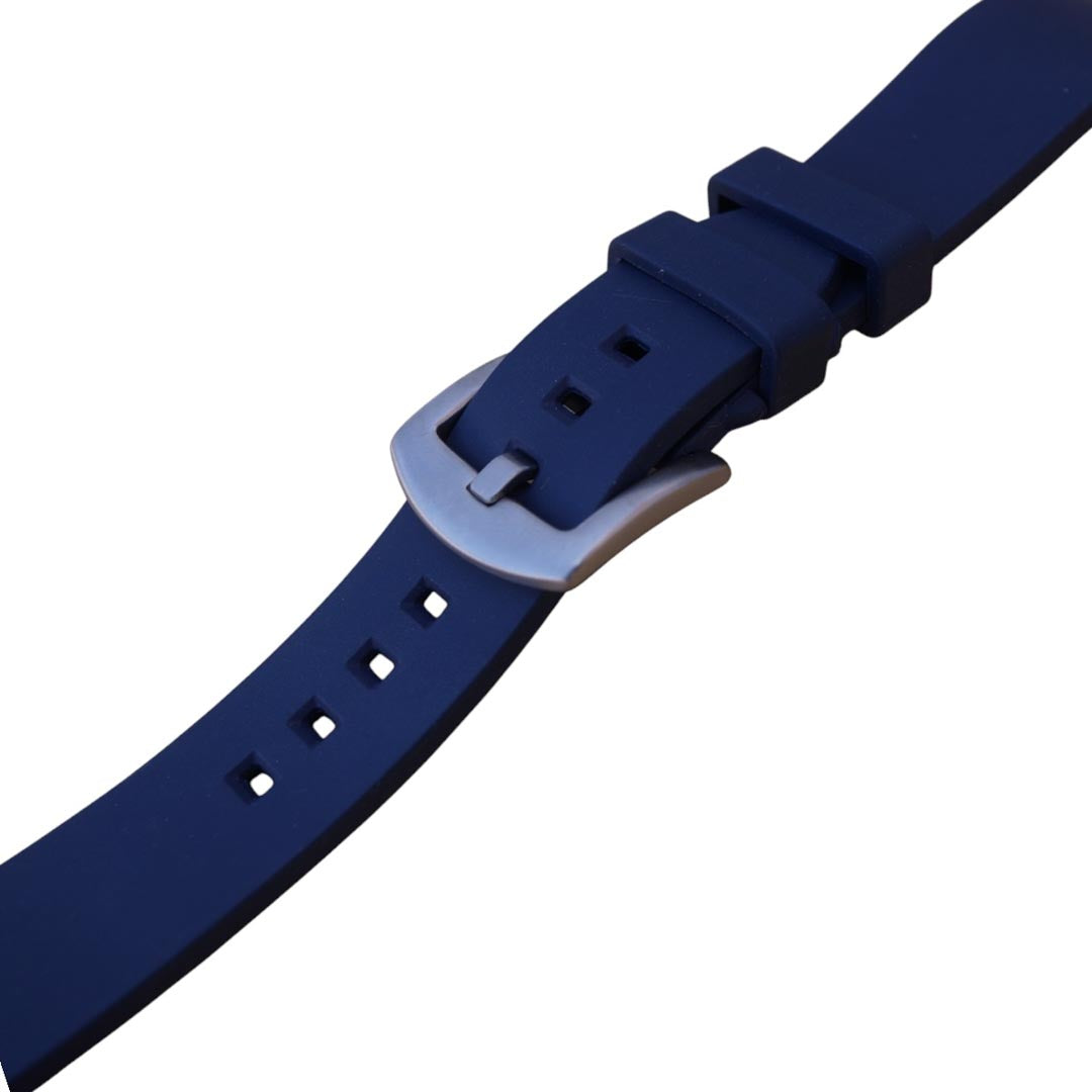 Zweiteiliges Couch Armband, rubber, sTrap in der Farbe navy