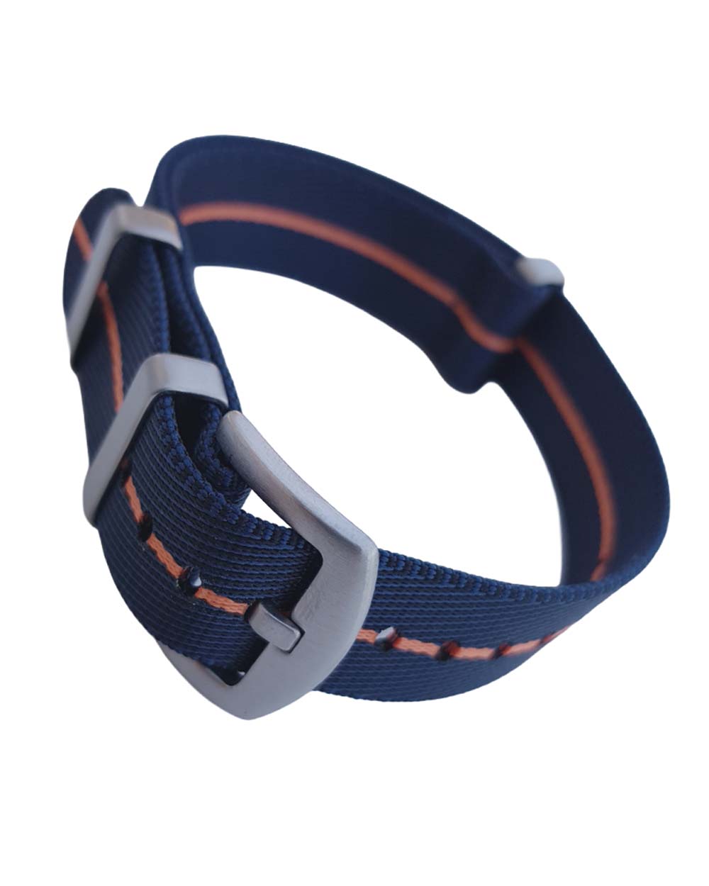 NATO Strap - Color black grey James Bond