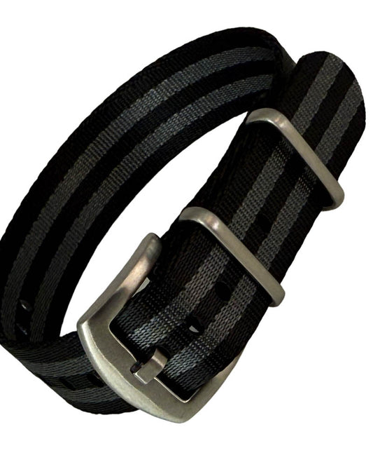 Nato Strap - single pass - grau schwarz