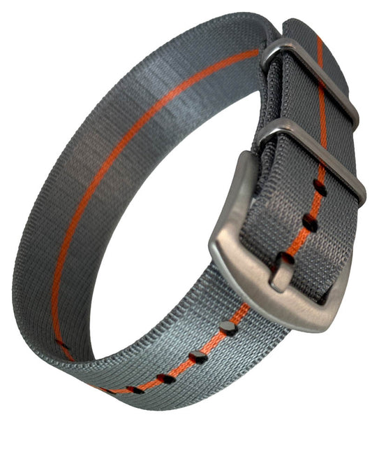 Nato Strap - single pass - grau orange
