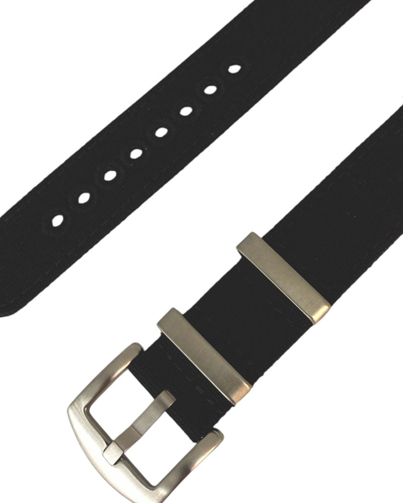 Huren Armband, Canvas, schwarz, zweiteilig