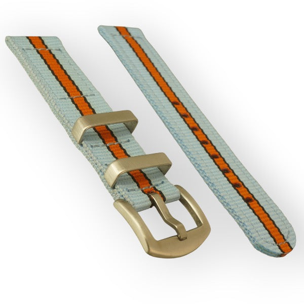 Nylon Split Strap - zweiteiliges Uhrenarmband Gulf bleached