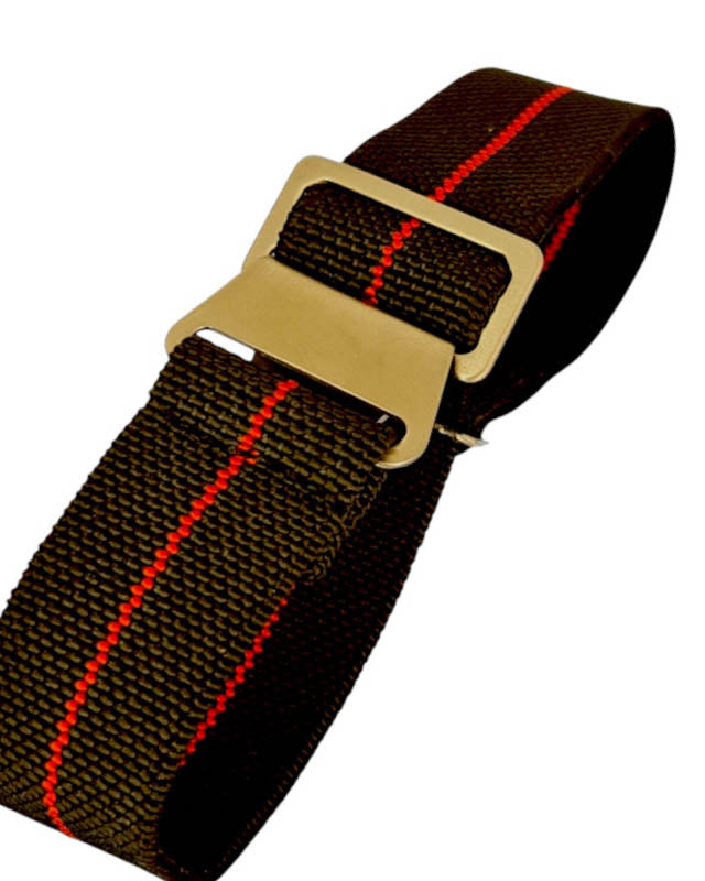 Einteiliges Stretch Armband mit einer Spangen schließe Farbe schwarz rot